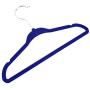 KATH Velvet Hangers 100 Pack, Nonslip Clothes Hangers Heavy Duty 360 Swivel Hanger Hook Blue
