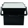 ADVANTUS Companion Letter/Legal Portable Plastic File Box, Includes Lid and Handles, 17 x 14 x 11 Inches, Black (TLF-2B)