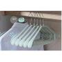 Anti-Skid Clothes Hangers Suit Hangers,Shirts Sweaters Dress Hanger Hook Drying Rack 10pcs Random Color