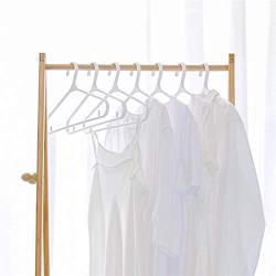 KYCPTNFJ 10PCS White Wide Shoulder Cloth Hanger PP Clothing & Wardrobe Storage Hangers Hanging Holder