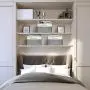 Sorbus Storage Basket Set [Pack 3] Large 15 x 10 x 9 Live Laugh and Love, Big Rectangular Fabric Collapsible Organizer Bins with Carry Handles for Easy Use (Storage Grey Bins - Lowercase Text)