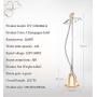 QQT High-Power steam Ironing Clothes Ironing Machine, Household Small Hanging Vertical Iron, Ironing Machine-Gold