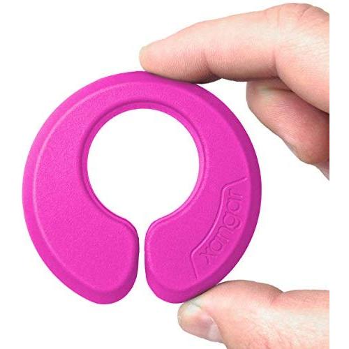 Xangar Pink 10 Pack - Hanger Spacers for Closet Organization - Fits All Closet Rods and Clothes Hangers - Great Baby Closet Organizer, Kids Closet Organizer, Or Any Custom Closet Organizer System