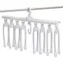 Decdeal Portable Folding Clothes Hangers Multifunctional Set Wardrobe Clothing Coat Foldable Clothes Drying Rack Plastic Hanger for Traveling Business Trip Decdeal Portable Folding Clothes Hangers Multifunctional Set Wardrobe Clothing Coat Foldable Clothes Drying Rack Plastic Hanger for Traveling Business Trip