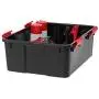 IRIS 30 Quart WEATHERTIGHT Storage Box, 6 Pack, Black IRIS 30 Quart WEATHERTIGHT Storage Box, 6 Pack, Black