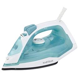 MARTISAN SG-6007 Steam Iron Non-Stick Soleplate Iron,Variable Temperature and Steam Control, Anti-Drip, Rapid Heating, Light Green