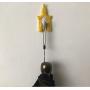 Keychain Hook, Wall-Mounted Key Holder, Key Cloth Door, Wall Hook, Utility, Hanger Hook, for Home Office Kitchen (Yellow)