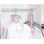 SICKALY Space Saving Hangers,Multi-Functional Hangers,Storage Home Hangers,Folding Clothes (5 Packs, Random Colors)