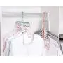 SICKALY Space Saving Hangers,Multi-Functional Hangers,Storage Home Hangers,Folding Clothes (5 Packs, Random Colors)