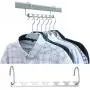 5pcs Metal Clothes Hanging Chain Multifunctional Closet Hangers Clothing Organizer Clothes Hanger Rack Decoration