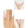 Coat Rack Floor Coat Rack Bedroom Solid Wood Clothes Rack Free Standing Hanger Simple Storage Clothes Rack
