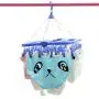 lliang Hangers 32 Clips Multifunctional Folding Socks Cloth Hanger Rack Clothespin Clothes Drying Rack Sock Panties Storage Hanger lliang Hangers 32 Clips Multifunctional Folding Socks Cloth Hanger Rack Clothespin Clothes Drying Rack Sock Panties Storage Hanger
