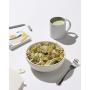 W&P WP-PBC-CM Ceramic Porter Bowl Lunch Container, Food Storage, Bento Box, Meal Prep, Airtight, BPA-Free, 1 Liter, Cream