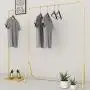 Industrial pipe Clothes Display Racks Metal Heavy Duty Garment Rack Customized Hangers Clothing Shelves Gold Industrial pipe Clothes Display Racks Metal Heavy Duty Garment Rack Customized Hangers Clothing Shelves Gold