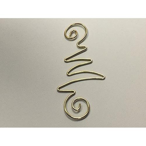 Gold Tree-Shaped Christmas Tree Ornament Hangers