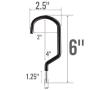 ALAZCO 8pc Heavy Duty Bike Hook & Utility Storage - Space Maximizer Instant Organizer Garage Basement Tool Shop Wall and Ceiling Mount Bicycle Hang Garden Hose Cords & More up to 60 lbs