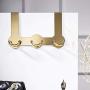 IMEEA Over The Door Hook Hanger with 3 Hooks Organizer Rack for Coat, Bags, Towel