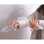 Nwn Aluminum Wide Shoulder Hanger Pants Rack Hanging Clothes (Size : 5)
