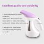 ZZYJYALG Garment Ironing Machine Plastic Metal Transparent Water Tank Handheld Large Capacity High Temperature Cotton and Linen Blended Travel Dormitory Household Polyester Portable (Pink)
