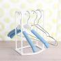 ttnight Hanger Stacker Holder Organizer Clothes Tie Coat Closet Hanger Wardrobe Organizer with Manual for Installation