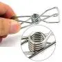 Clothes Pins Stainless Steel for Drying,3.5inch/2.4inch 16 Pack Metal Clothespin Hanger Clips for Wire Laundry Peg,Kitchen,Backyard,Outdoor Clothes Drying,Photo Clips,Office Pins Paper Clip(C-C2) Clothes Pins Stainless Steel for Drying,3.5inch/2.4inch 16 Pack Metal Clothespin Hanger Clips for Wire Laundry Peg,Kitchen,Backyard,Outdoor Clothes Drying,Photo Clips,Office Pins Paper Clip(C-C2)