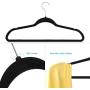 Yosoo Clothes Hanger, 20Pcs Pack Heavy-Duty Velvet Hangers Non Slip Clothes Hangers with 360 Swivel Hanger Hook for Coat Suit Shirt Dress Pants