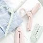 Travel Clothes Hangers - 5Pcs Anti-Slip Grooves Mini Foldable Clothes Drying Rack for Home Camping Indoor Outdoor Skirt Scarves Suits Trousers Pants Shirts Hanger Portable Windproof Easy to Carry
