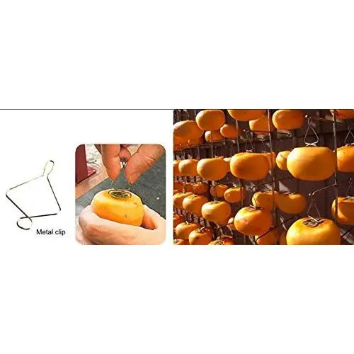Persimmon hangers, clips, hooks 1 pack (25 pieces can hold 25 fruits) Persimmon hangers, clips, hooks 1 pack (25 pieces can hold 25 fruits)