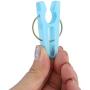 Mokylor 20Pcs Convenient Plastic Laundry Clothes Pins Hangers Spring Clamp Clips Sock Clips