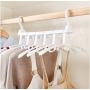 2pcs Color Random Foldable Clothes Cloth Hanger Dryer Drying Clothing Rack Hangers for Tumble Hanging Laundry Stand Telescopic