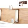 XFENG Coat Hook Rack Wall Mounted Clothes Hanger Bamboo Robe Towel Holder(4 and 5 Hooks) (Size : A)