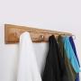 Cxjff Wall Coat Rack Clothes Hat Hanger Holder Hooks Home Style Solid Wood, 5 Style, 5 (Color : D, Size : 1 Piece)