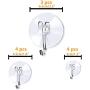 DSMY 11 Pack Suction Cup Wall Hooks, Home Kitchen Bathroom Wall Towel Robe Hangers, Utility Hooks, Hanging Supplies