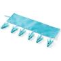 Cloth Hanger Rack, Leereal 3 pack Portable Cloth Hangers Folding Travel Lanudry Drying Clothespins Clips