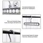 Foldable Non Slip Clothes Hangers 360 Degree Rotation Space Saving Magic Closet Organizer (Pack of 4) (Beige)
