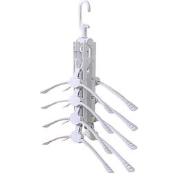 Outgeek Clothes Hanger, Multifunctional Foldable Space Saving Creative Hangers Portable Travel Hanger