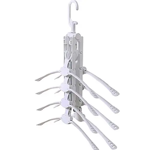 Outgeek Clothes Hanger, Multifunctional Foldable Space Saving Creative Hangers Portable Travel Hanger