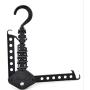 Leoie Multifunctional Folding Hanger for Clothes Belt Tie Organize red 10.532cm