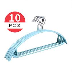 HJYPYJ Magic Hanger,No Trace Semicircle Multifunctional Hangers,Non-Slip Space-Saving Organizer Hanger Not Easy to Fold/Blue / 42x20cm