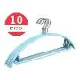 HJYPYJ Magic Hanger,No Trace Semicircle Multifunctional Hangers,Non-Slip Space-Saving Organizer Hanger Not Easy to Fold/Blue / 42x20cm HJYPYJ Magic Hanger,No Trace Semicircle Multifunctional Hangers,Non-Slip Space-Saving Organizer Hanger Not Easy to Fold/Blue / 42x20cm