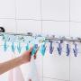 Portable Socks Dry Cloth Pendant Rack Clothing Rack Stand Cutter Business Travel Folding Cloth Hanger Clips Clothes Hook Dryer,Beige,6