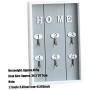 Wooden Wall Mount Key Hooks Home Wall Decor Key Holder Wooden Storage Shelf Wall Hanging Hook For Coat Key Bag Jewelry Clothes Home Storage Rack Key Hanger Grey Home Accessories