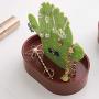 Jewelry Display Stand Cactus Ring Holder Necklace Earring Hanger For Home Decoration Birthday Wedding Festival Gifts