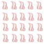 ICYANG Mini Plastic Cascading Hanger Hooks, 20 Pcs Hanger Connection Hook for Stack Clothes, Closet Space Saving Connectors