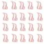 ICYANG Mini Plastic Cascading Hanger Hooks, 20 Pcs Hanger Connection Hook for Stack Clothes, Closet Space Saving Connectors
