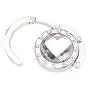 LANYUER Round Foldable Purse Handbag Hanger Hook Holder - Clear