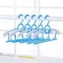 Sock Rack - Home Storage Organization Clothes Hanger Drying Rack Plastic Scarf Travel Hanging Organizer - Clothesline Hanger Rack Trouser Horse Laundry Rack Clothesline Rope Dual Dryer Dry So