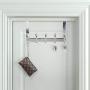 Dseap Over The Door Hook Hanger, Heavy Duty Over The Door Towel Rack Coat Rack for Clothes Hat Towel, Chromed Dseap Over The Door Hook Hanger, Heavy Duty Over The Door Towel Rack Coat Rack for Clothes Hat Towel, Chromed