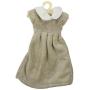 ZUXIO77Js Lovely Princess Dress Hand Towel Absorbent Kid Bathroom Drying Cloth with Hanger - Beige