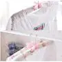 Cotton Fabric Sponge Hanger Elegant Non-Slip Wood Hanger Women Foam Sweater Hangers Soft Cloth Hanger 10pcs Random Color